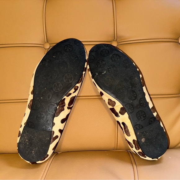Tory Burch, RARE, Leopard Reva Ballet Flats, Sz 40/ 9, EUC - Picture 2 of 6